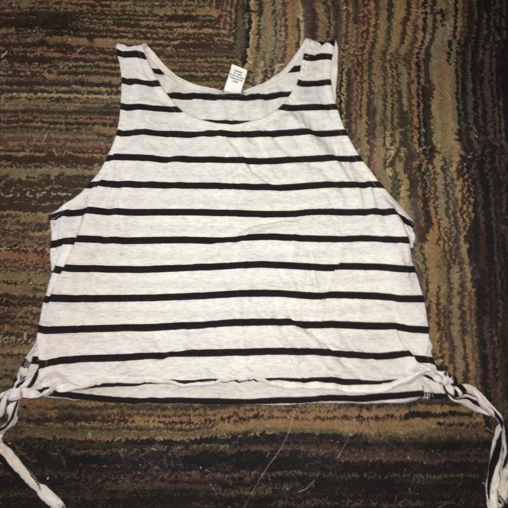 Forever 21 Striped Crop Top